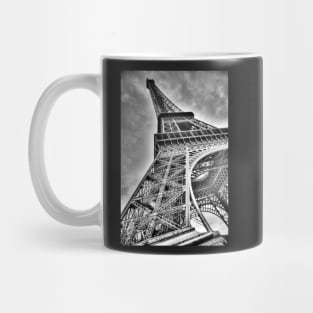 Eiffel Tower Black & White Mug